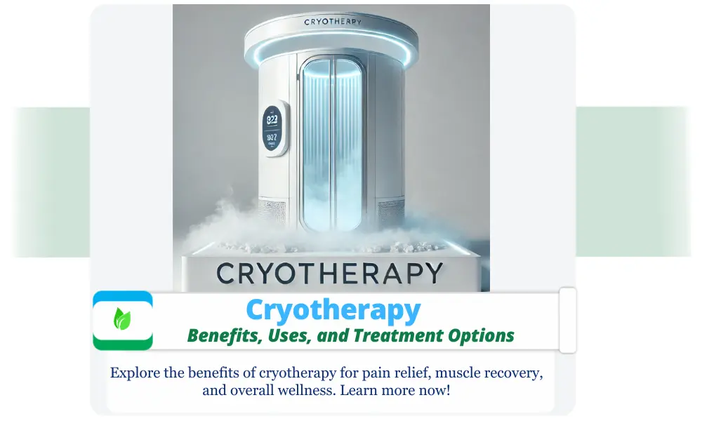 Minimalistic cryotherapy chamber with frosty mist