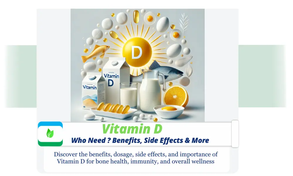 Vitamin D : Who Need? Benefits, Side Effects & More Vitamin D capsules with fish, eggs, and sunlight