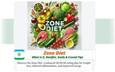 Zone Diet : What Is It, Benifits, Guids & Crucial Tips Zone Diet image with healthy vegetables, lean proteins